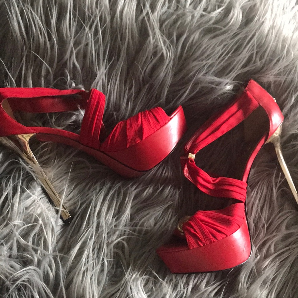 Paris Hilton Red Heels